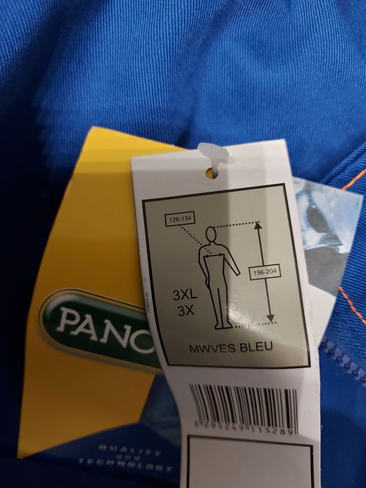 Nowa kurtka męska ochronna zimowa duży rozmiar Panoply