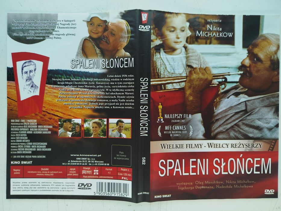 Spaleni słońcem Nikita Michałkow DVD kino świat