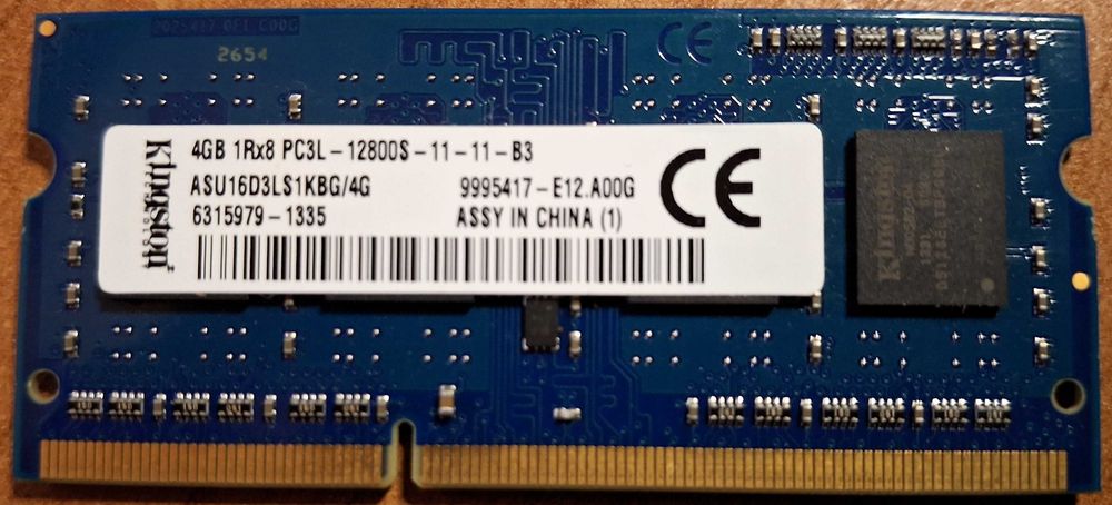 SO-DIMM \ Memória Kingston 4GD - DDR3