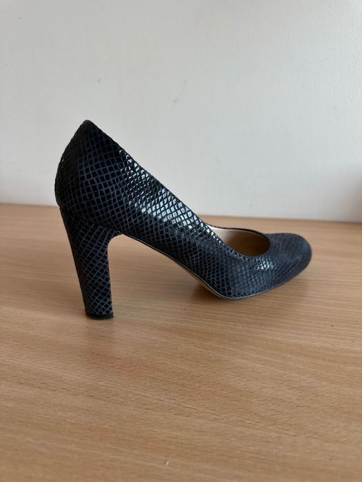 Eleganckie buty damskie SAGAN skóra jaszczurki