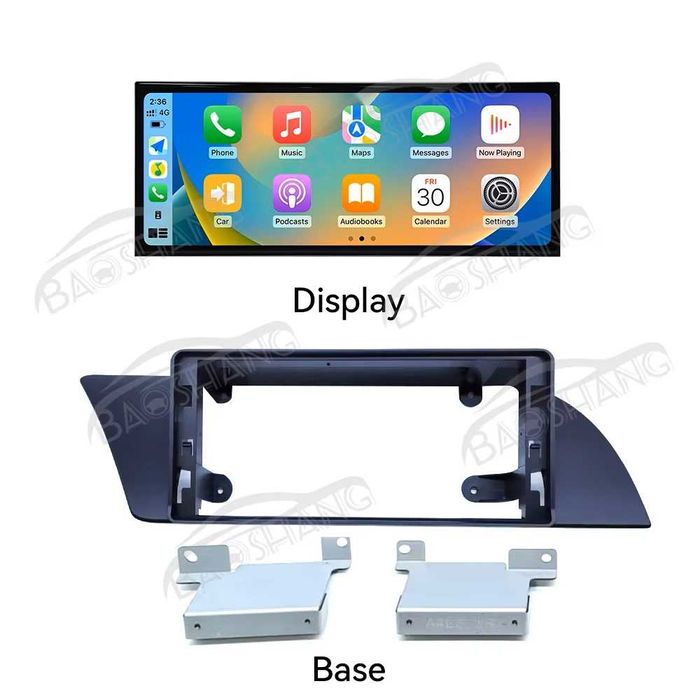 CarPlay Android Auto Radio FM RDS Android YouTube WiFi 4G MP3 MP4 GPS Nawigacja Audi A4 A5 Low 14,9 cala