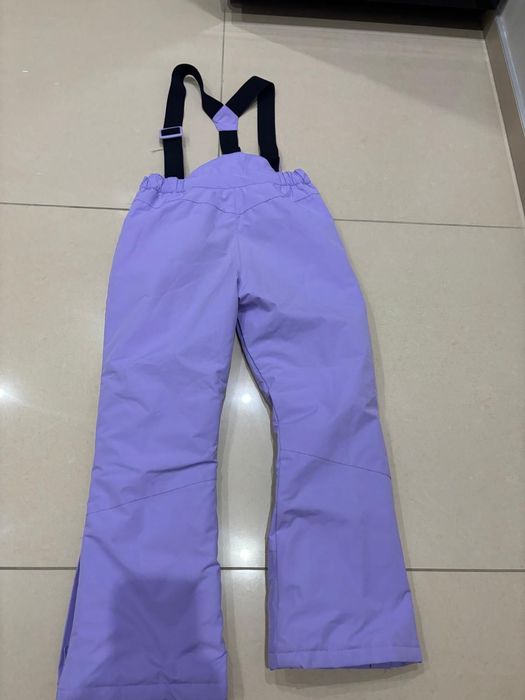 zimowe spodnie, ocieplacz dziewczęce z kurtka komplet