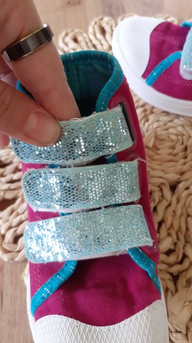 Trampki disney rozm.26 kraina lodu brokat