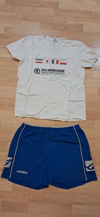 Koszulka T-shirt XIII Memoriał Wagnera +Spodenki LEGEA Rozmiar L Sport