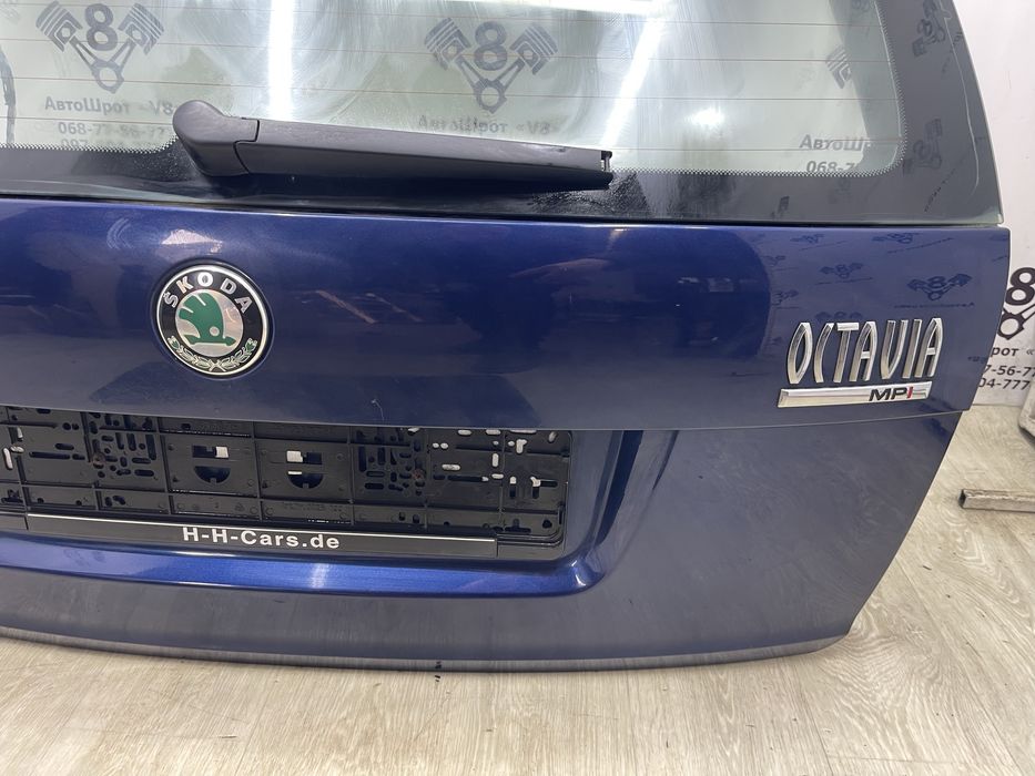 Кришка багажника Skoda Octavia A5 ляда шкода октавія а5 синя
