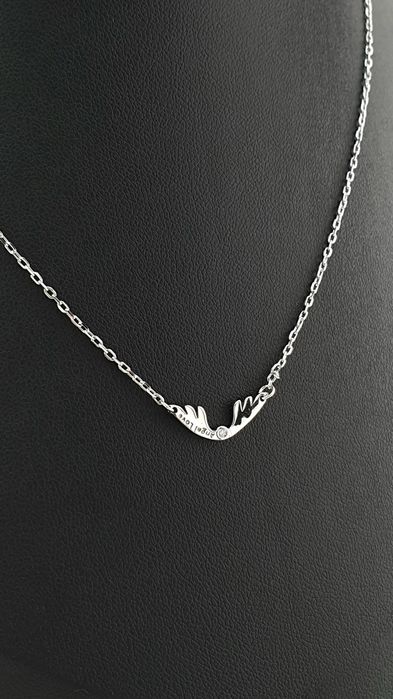 Naszyjnik celebrytka srebrny pr.925 ze skrzydłami anioła regulowany