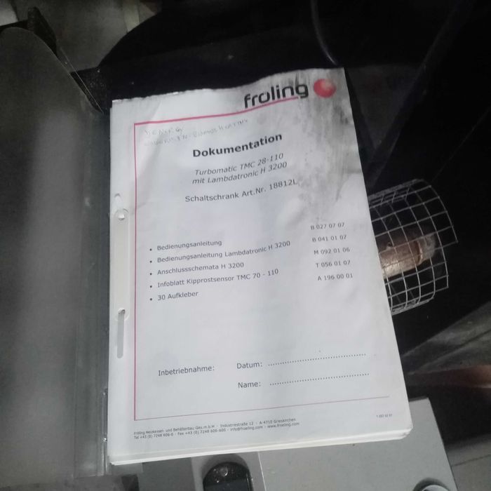 Caldeira de aquecimento Froling