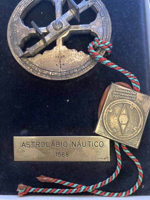 Astrolábio Náutico 1568 – Réplica Leitão & Irmão – Caixa Original