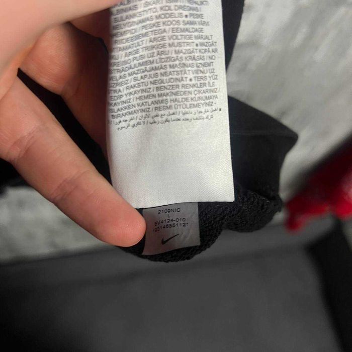 Худи nike L черная кофта