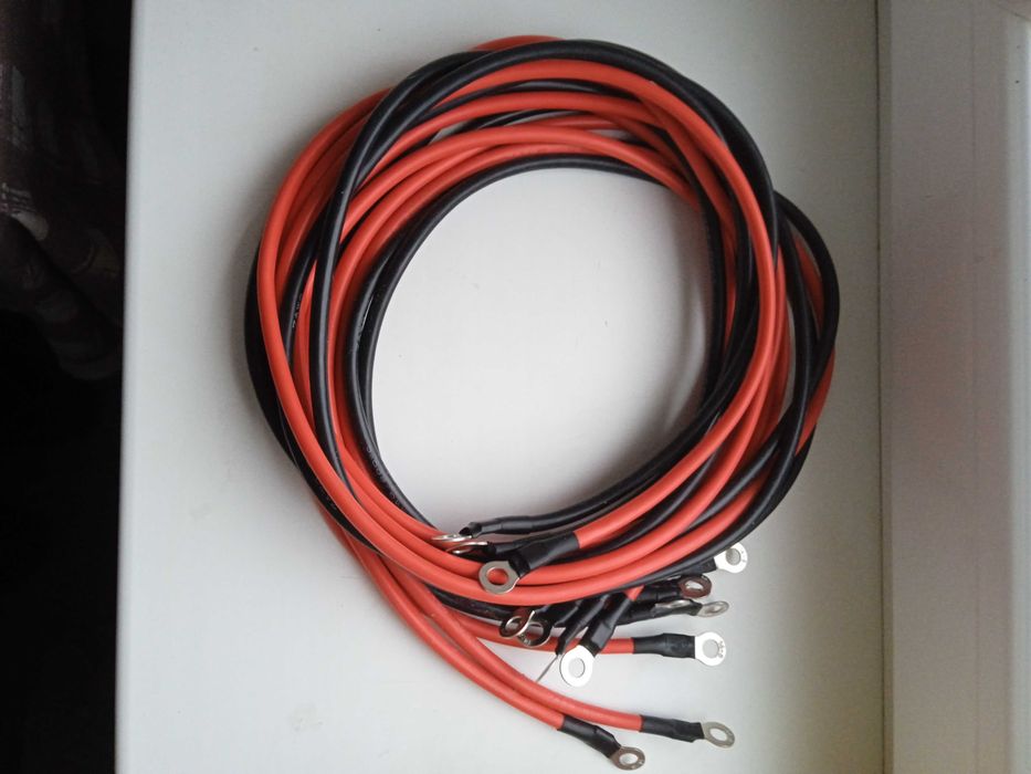 кабель 7AWG с клемами М8