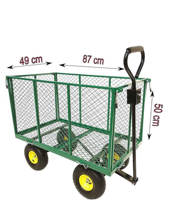 Wózek Transportowy Ogrodowy Taczka 500 kg - KURIER GRATIS !!!