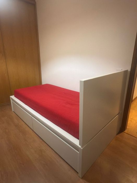 Cama individual MALM 90x200