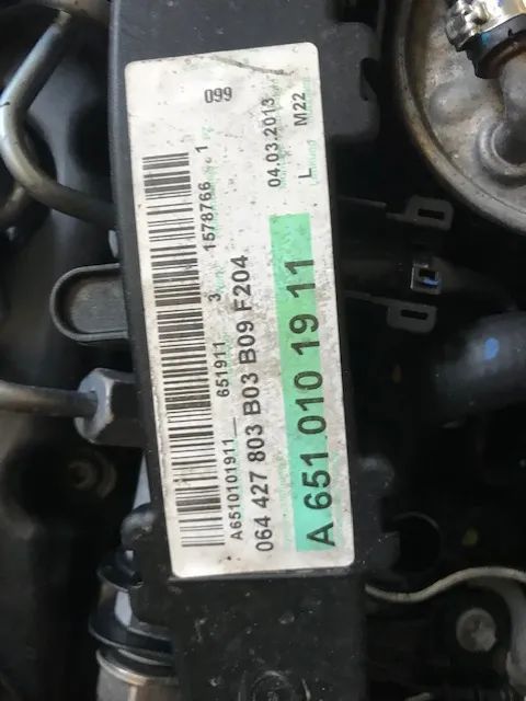 Motor Mercedes C200/C220 C250 W204 2.1 CDI Ref: 651911