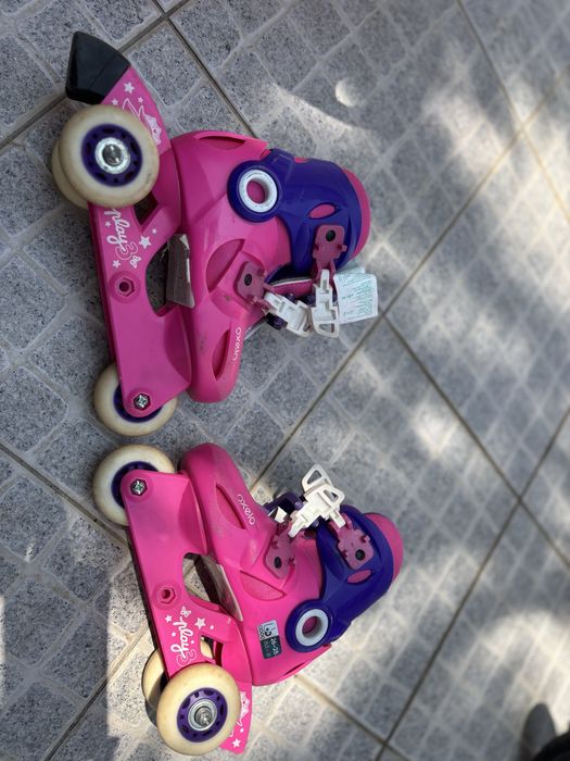 Patins Decathlon (oxelo) Play 3. Tamanho 26- 28