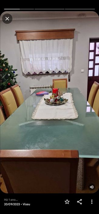 Mesa de Sala em vidro