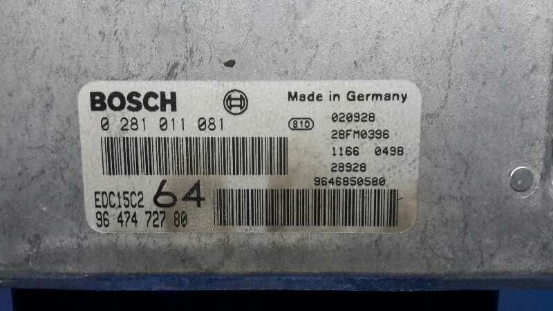 CENTRALINA MOTOR UCE PEUGEOT 307 BREAK 2002 -0281011081