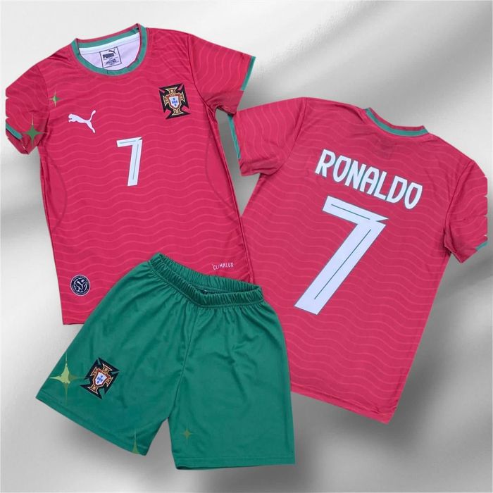 Strój Piłkarski Ronaldo 164 170 koszulka spodenki