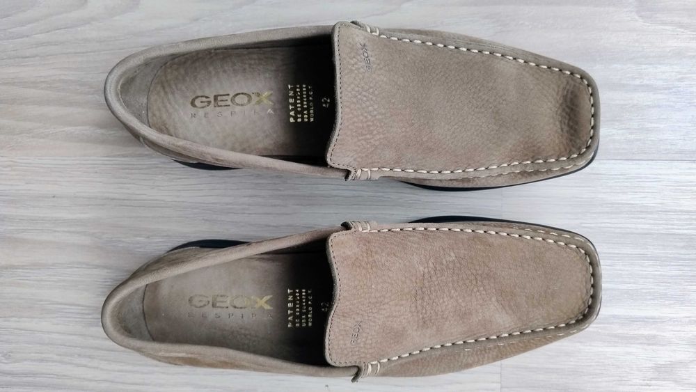 Mokasyny skórzane GEOX RESPIRA r. 42