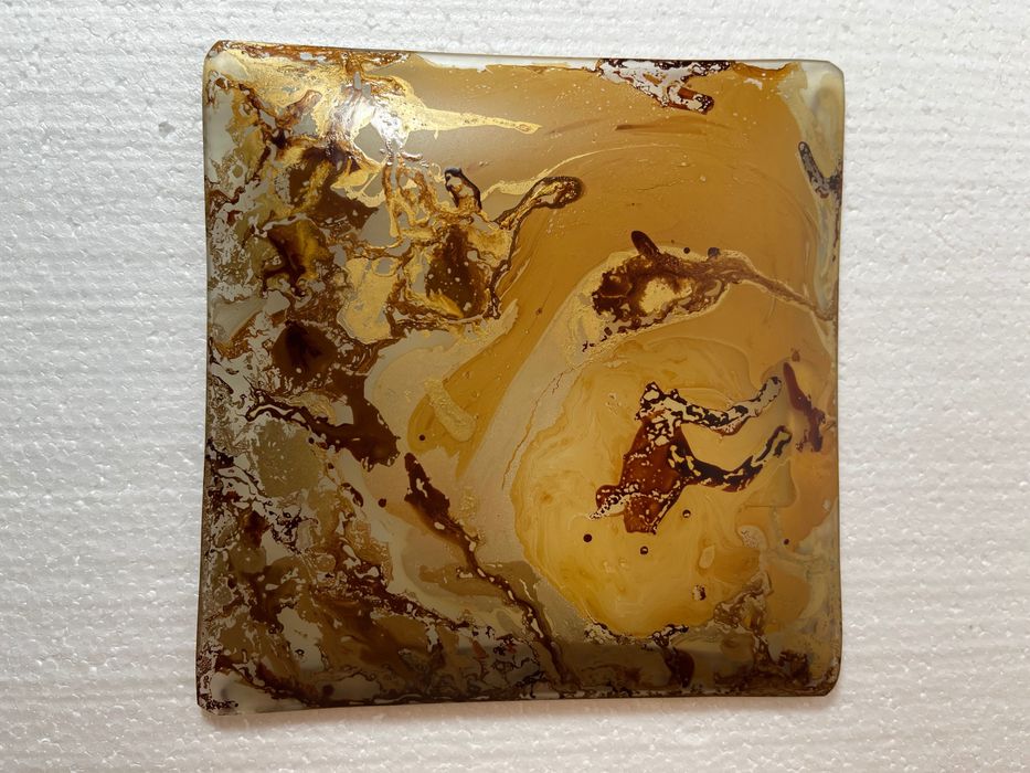 Cinzeiro em Prata e vidro