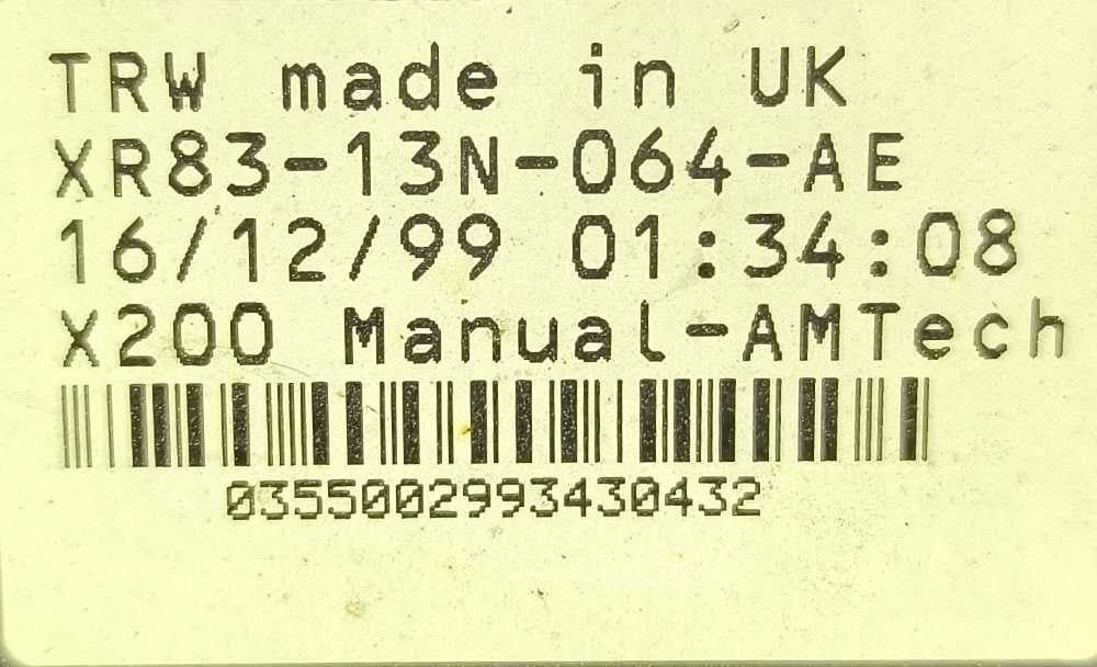Módulo Electrónico XR83-13N-064-AE - JAGUAR X-TYPE I