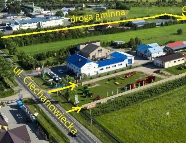 Do wynajęcia biuro, magazyn, hala, plac, działka Siemiatycze S19