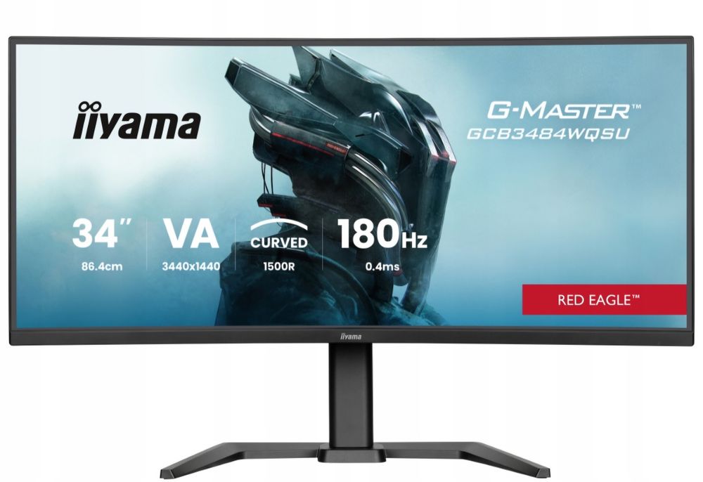 Monitor IIyama 34 , 180hz Gwarancja do 2028