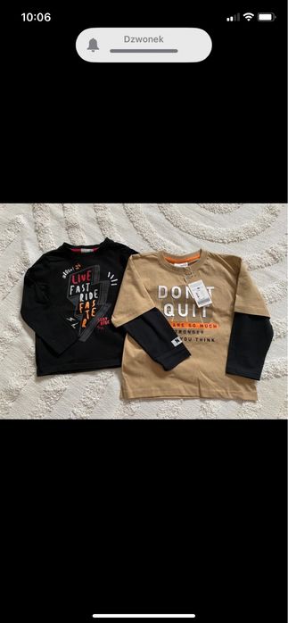 Bluzeczki Coccodrillo rozm 104/110