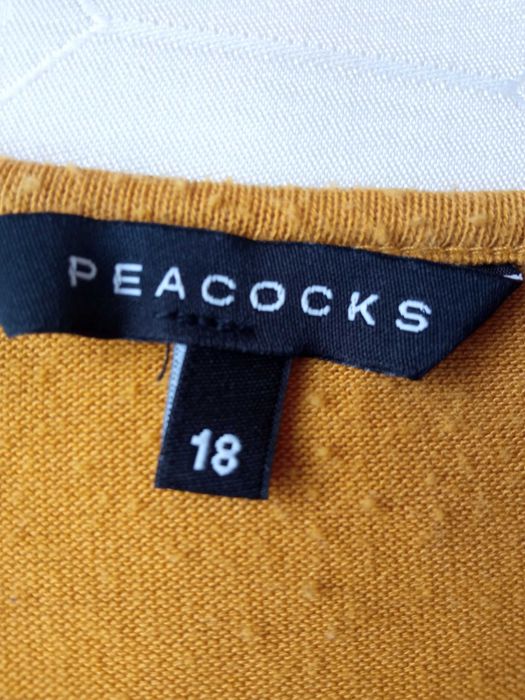 Peacocks damski luźny sweter przez głowę r 46