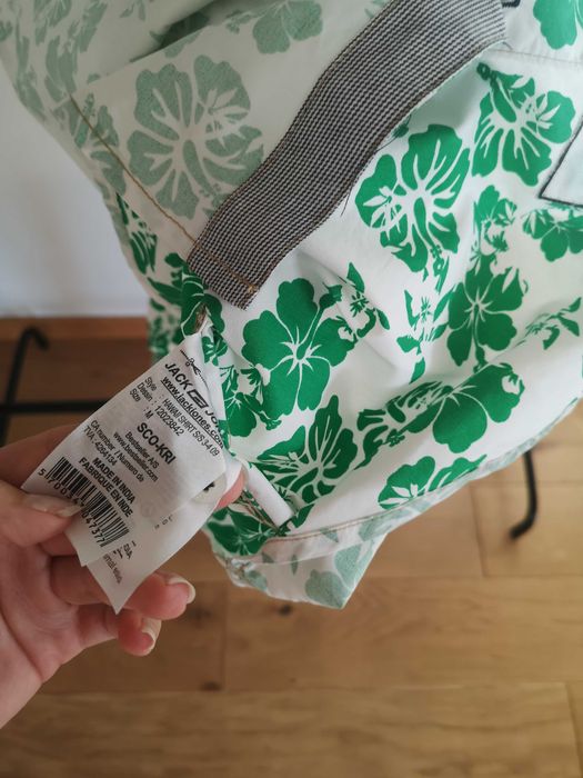 Jack & Jones koszula z krótkim rękawem kwiaty 38/M