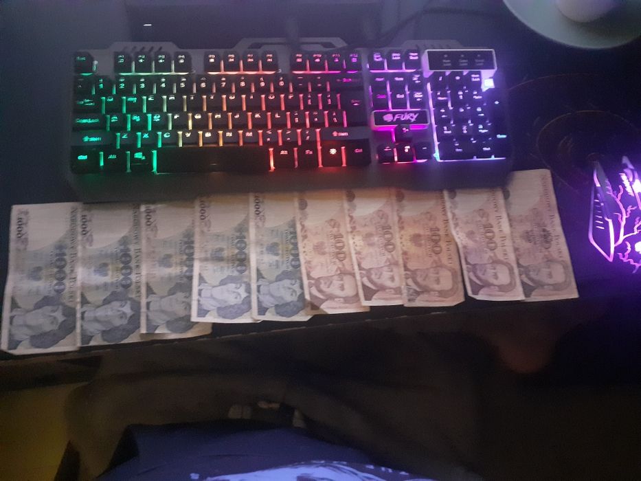 Banknoty z PRL  5x sztuk 1000 i 5x sztuk 100