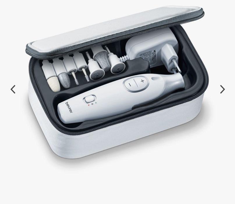 Набір beurer для манікюра та педикюра з насадками