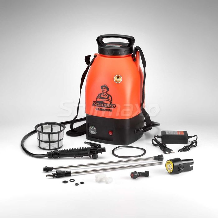 GSM8206B Обприскувач акумуляторний 6л, 12В Li-Ion Sturmax