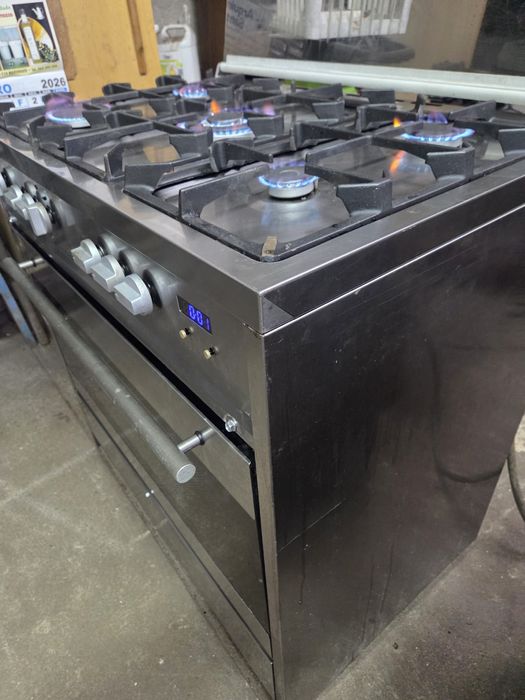 Fogão Inox 90x85x60