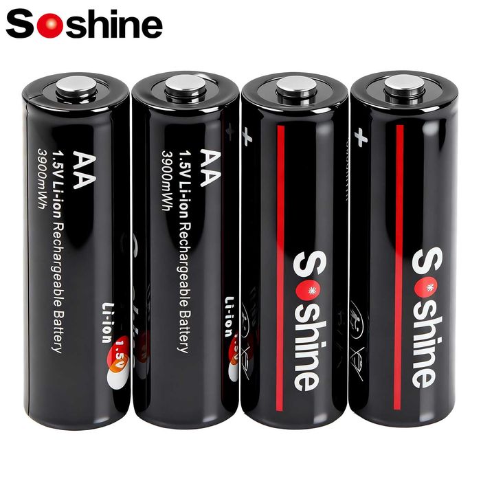 АКЦІЯ Акумулятор Soshine AA AAA 1.5V Li-ion зарядка Chocolate Гарантія