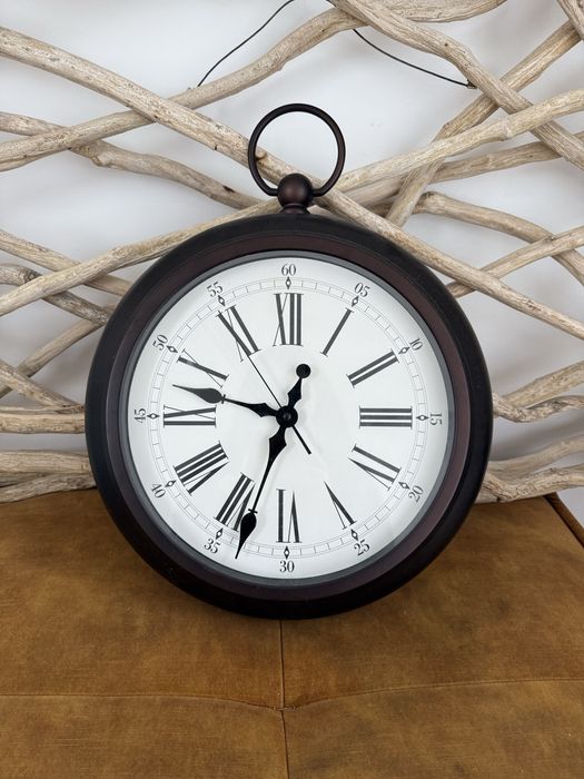 Relogio de parede 40 cm em metal rustico