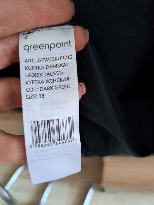 Kurtka/płaszcz Greenpoint butelkowa zieleń