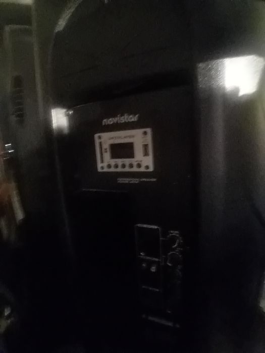Coluna amplificada novistar 1000w com Bluetooth