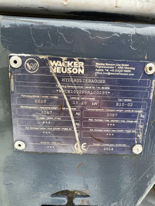 Koparka Wacker Neuson EZ28 | VDS | Stan bardzo dobry | Gotowa do pracy