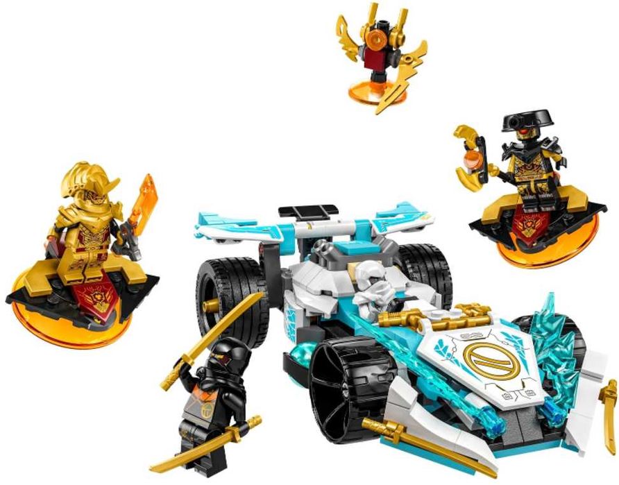 (307pcs) Lego Ninjago Zane's Dragon Power Spinjitzu Race Car 71791