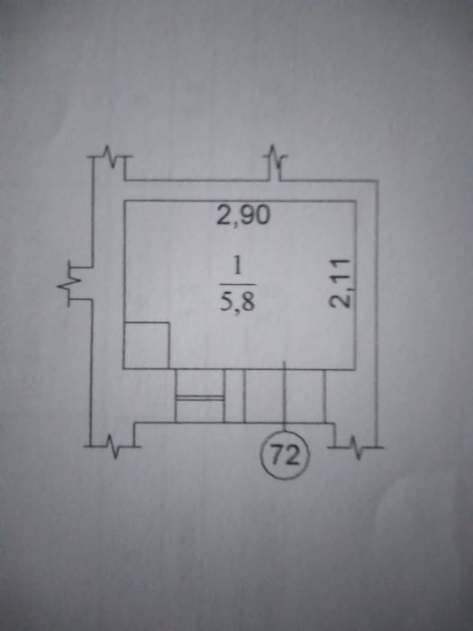 Здам своє приміщення 6 кв.м. Центр, ремонт, 1 поверх. Канікули!