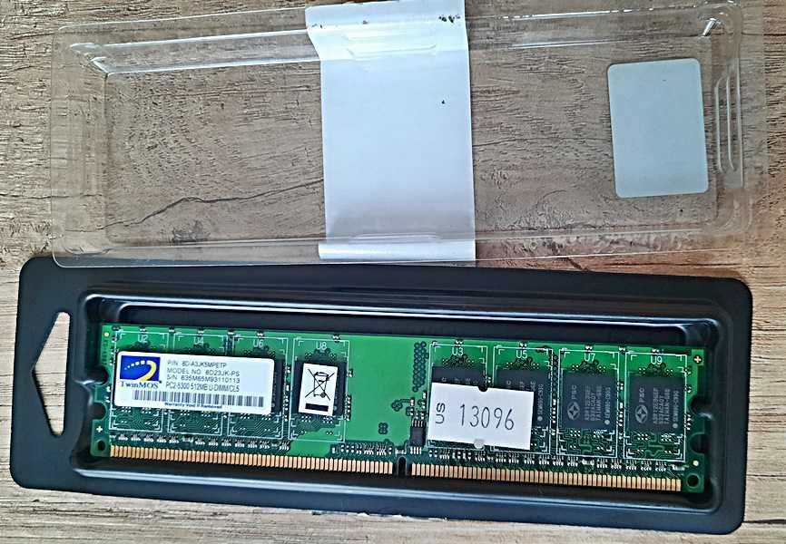 Pamięć pamięci RAM 512 MB