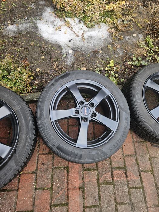 Alufelgi czarne vw  ,mini cooper 5x112 195 /55r16