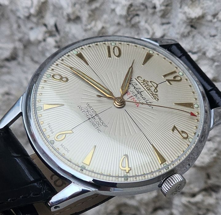 Zegarek Atlantic Worldmaster Prima 21 jewels Vintage