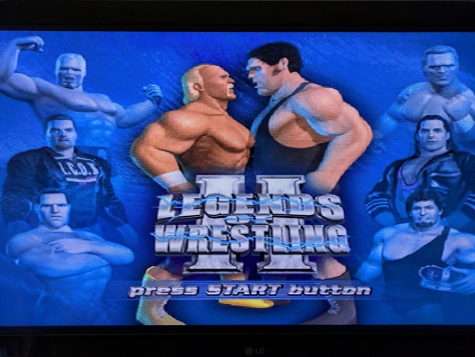 Jogo PS2 ( PlayStation 2 ) Legends of Wrestling II (Opt. Estado)