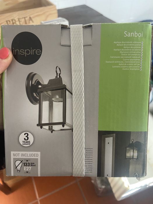 Candeeiro iluminacao exterior