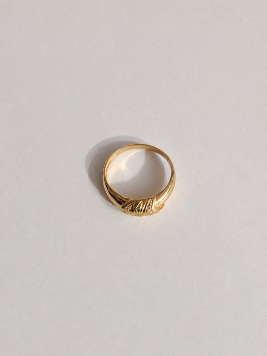 Anel em Ouro 19,2K com Zircónias