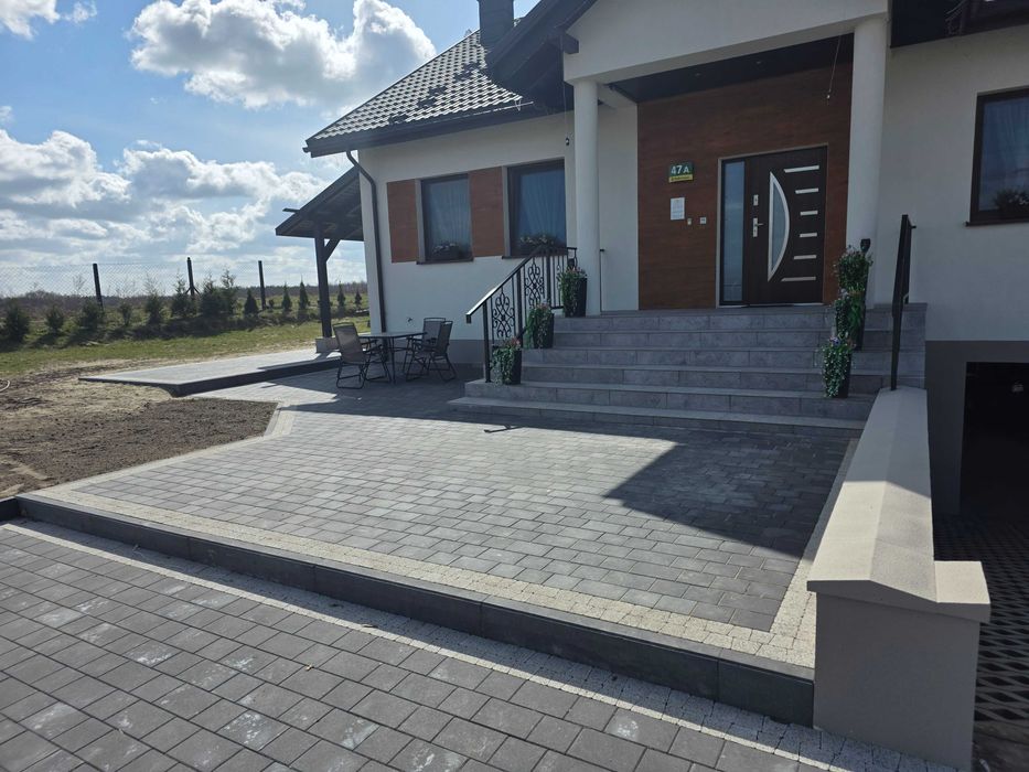 Układanie kostki brukowej i granitowej