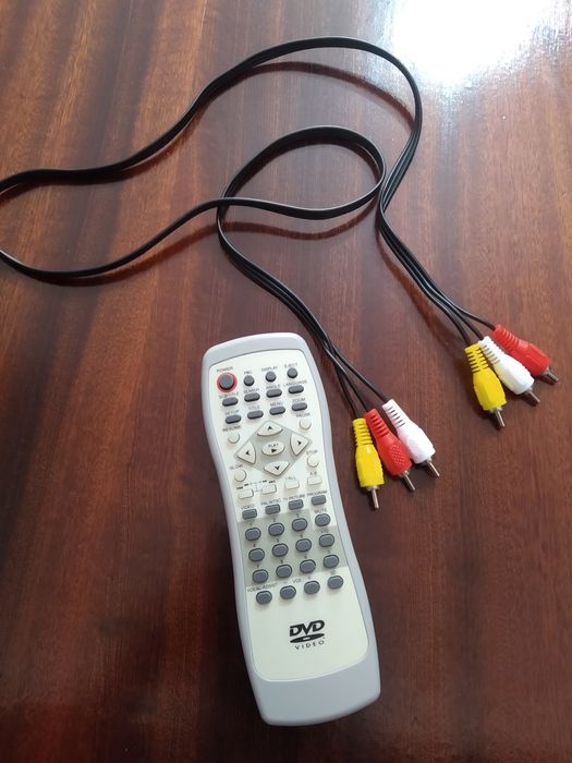 Cabo DVD e comando como NOVOS64286679313923123