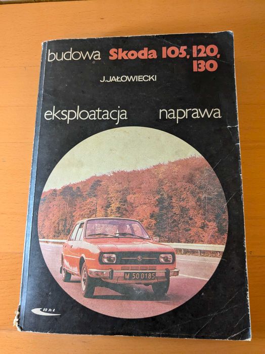WKŁ Książka serwisowa serwisówka Skoda 105 Skoda 120 Skoda 130