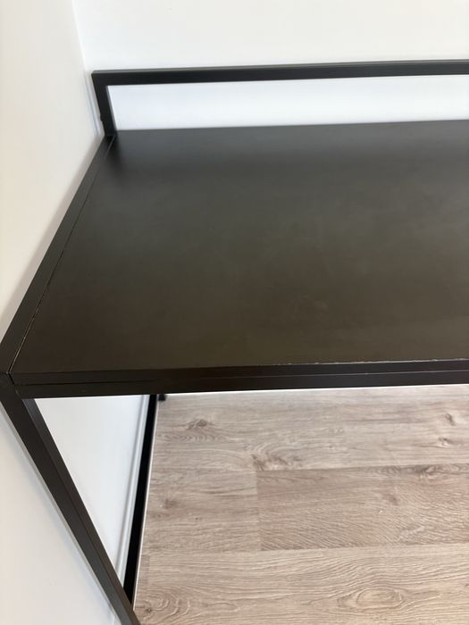 Sprzedam biurko  czarne 120x60 metalowe